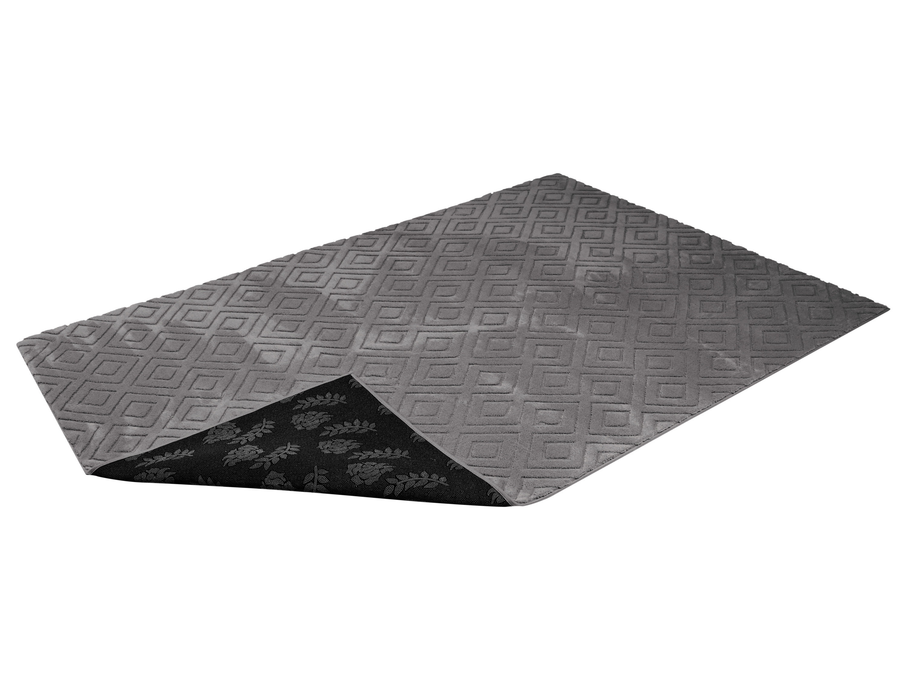 LIVARNO® Langflor-Teppich, 160 x 230 cm (Grau) Bild 2