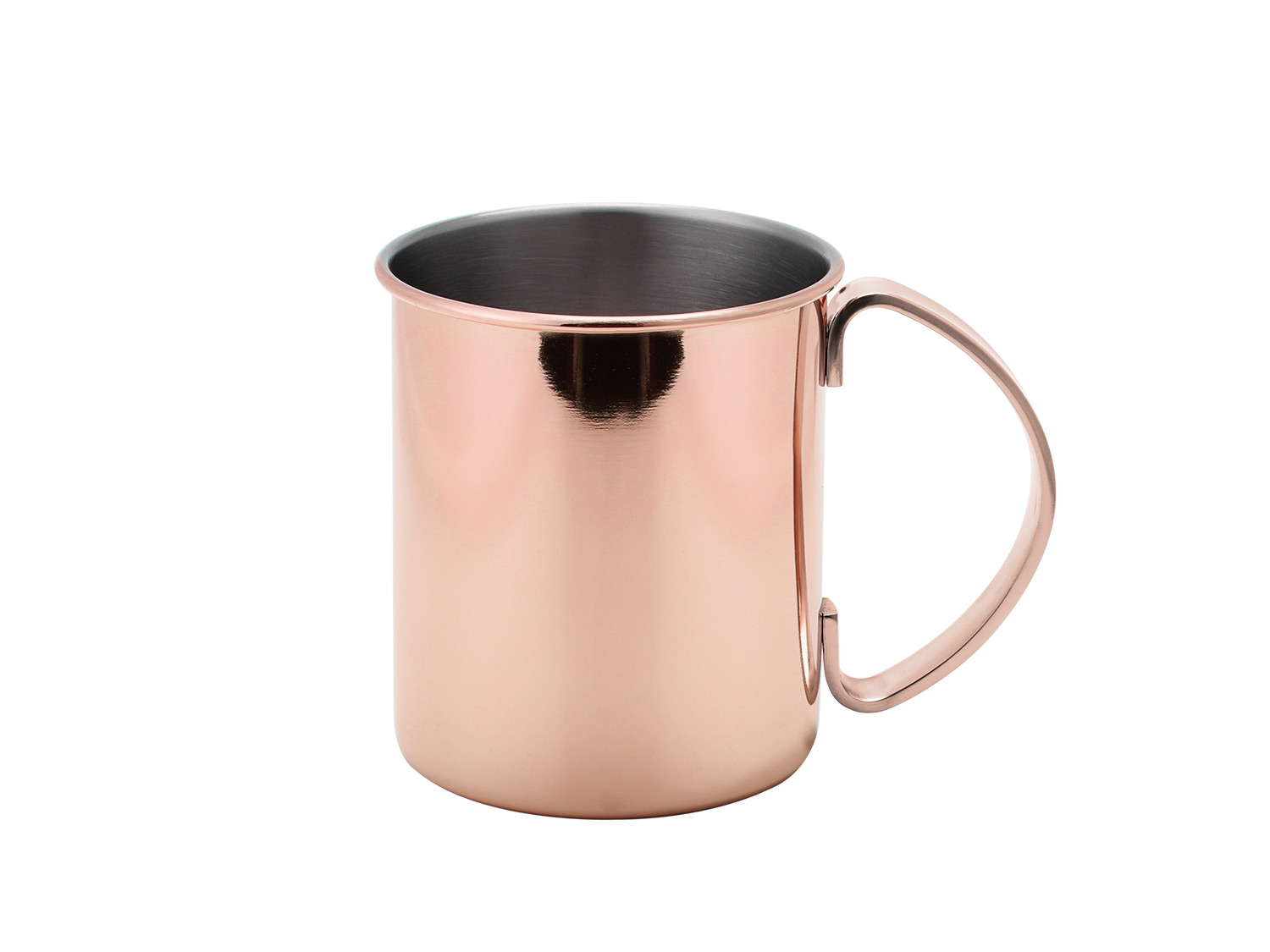 ECHTWERK Moscow Mule Becher Set aus Edelstahl (4tlg, Kupfer, 1000 ml)