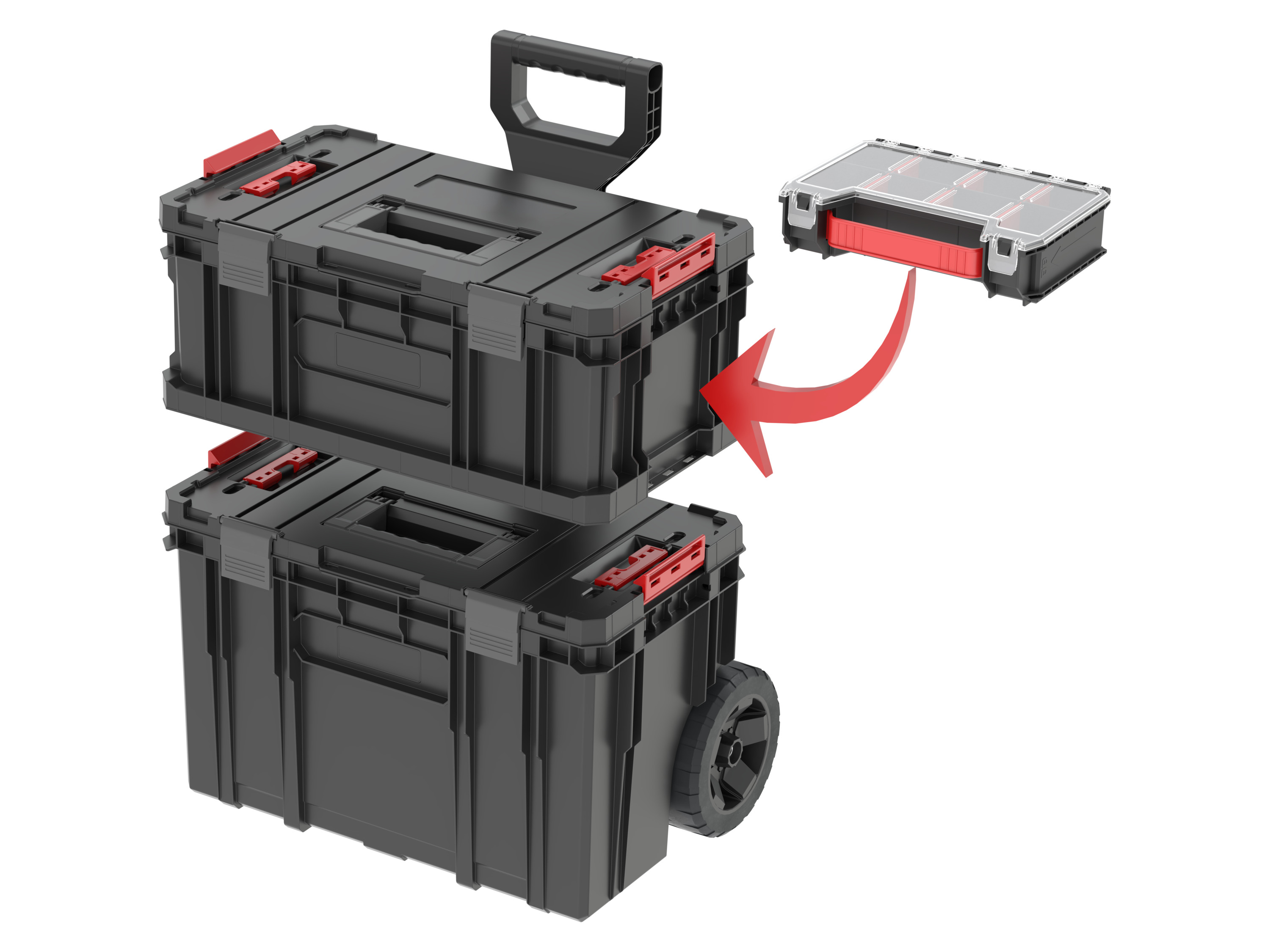 Werkzeugboxen - Qbrick System »TWO SET« with organizer PRO