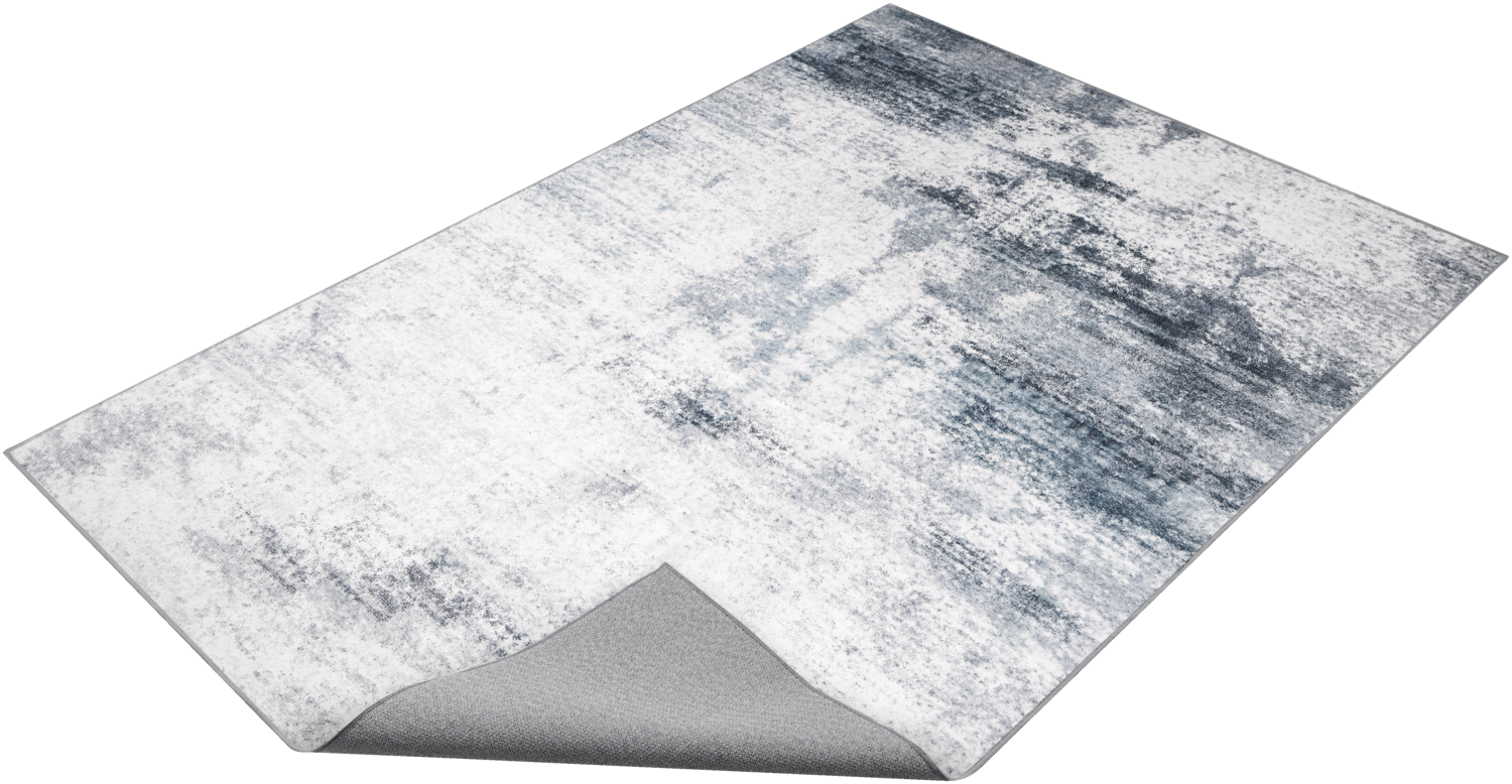 LIVARNO® Faltbarer Premium-Teppich, 120 x 180 cm (Weiß/anthrazit) Bild 2