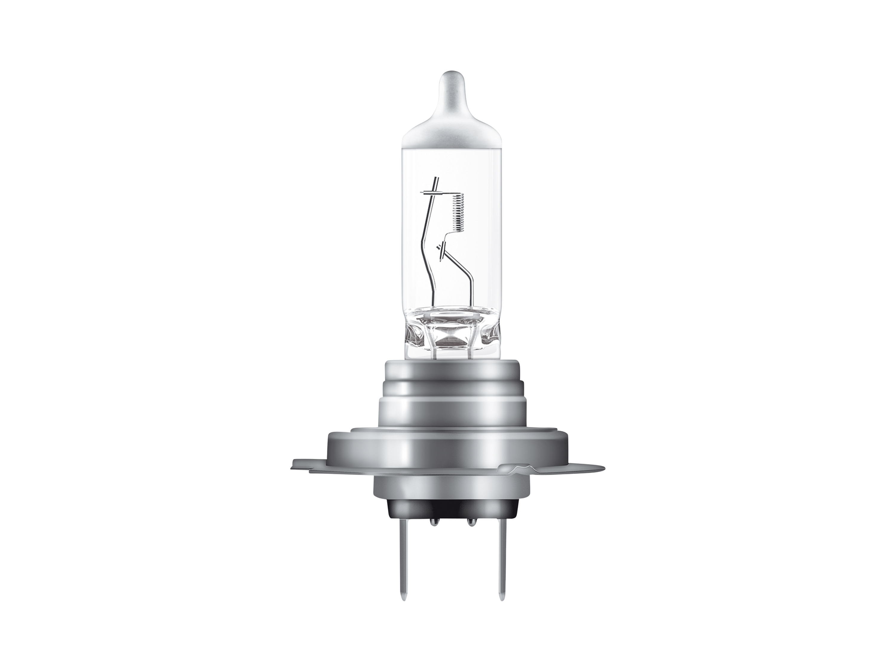OSRAM Halogen-Scheinwerferlampe KFZ H7 / H4, 2-teilig (H7 +100%)