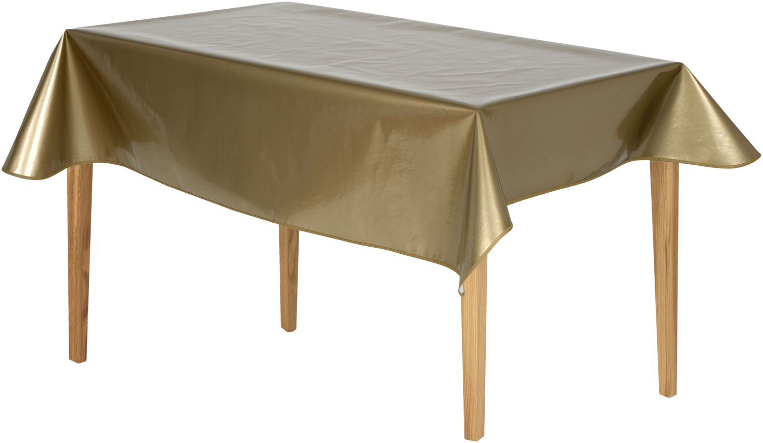 LIVARNO® Festliche Lacktischdecke (130 x 160 cm, Gold) Bild 2
