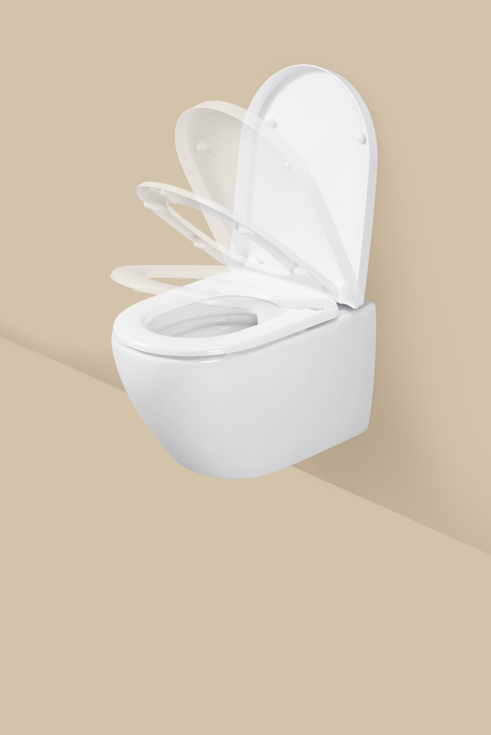 LIVARNO® WC-Sitz Duroplast Wrap Over O- und D-Form