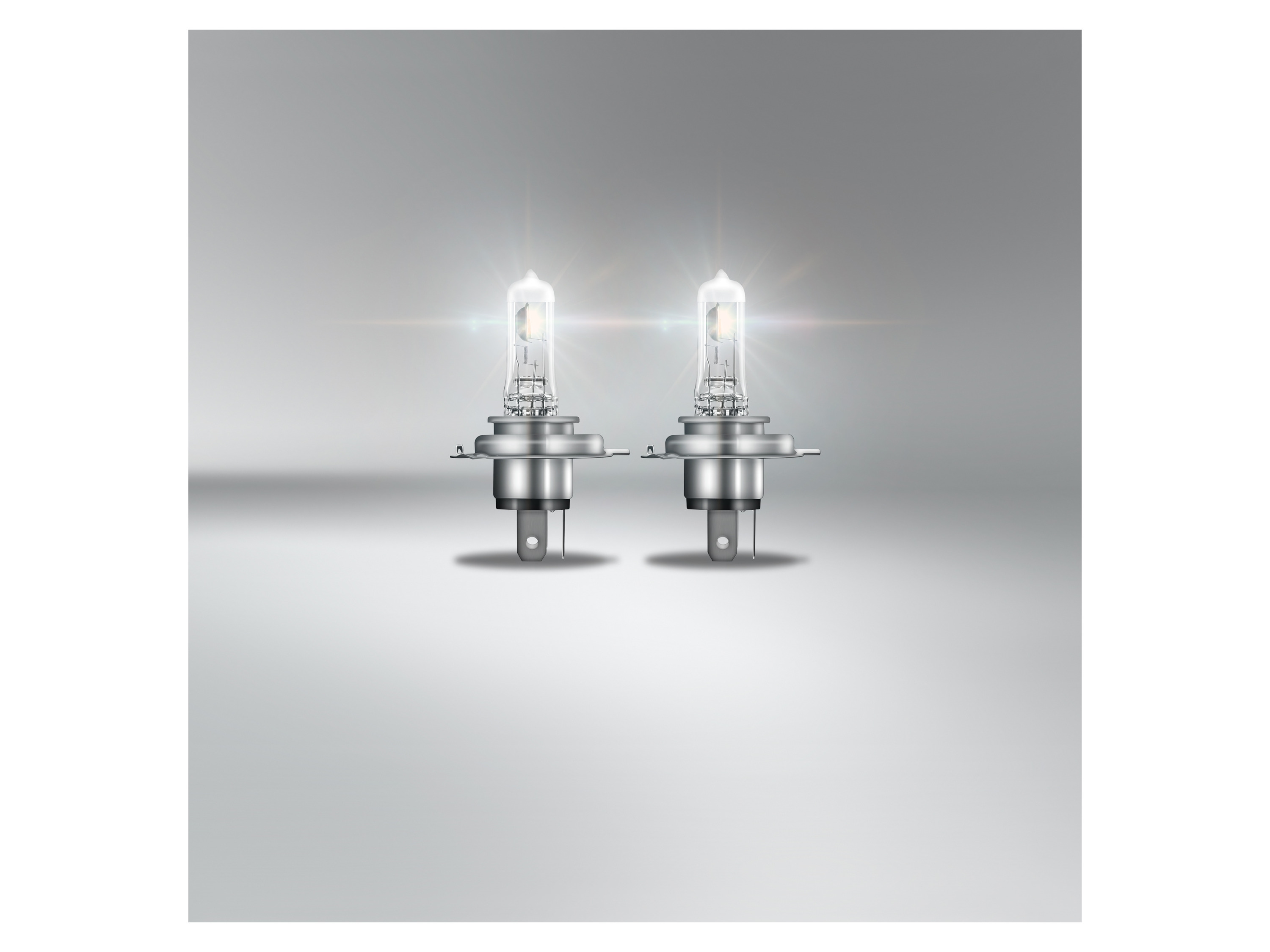 OSRAM Halogen-Scheinwerferlampe KFZ H7 / H4, 2-teilig (H4 +100%)