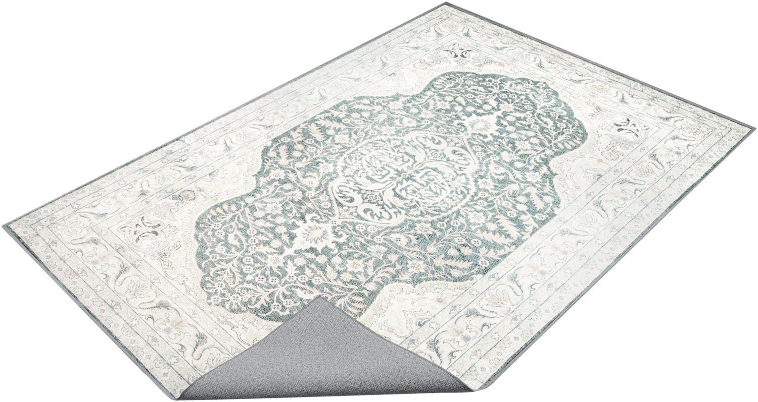 LIVARNO® Faltbarer Premium-Teppich, 120 x 180 cm (Grün/Grau) Bild 2