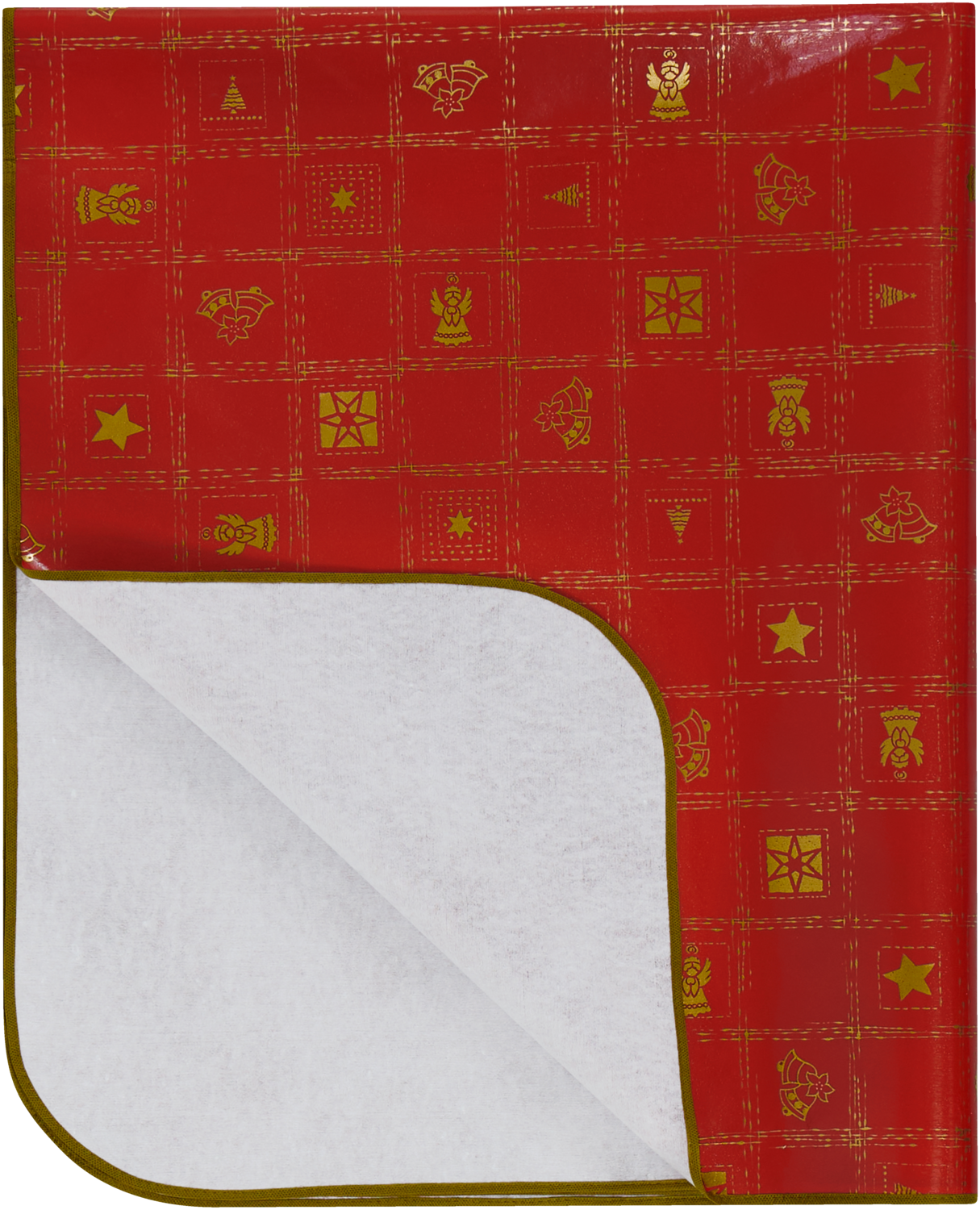 LIVARNO® Festliche Lacktischdecke (110 x 140 cm, Rot)