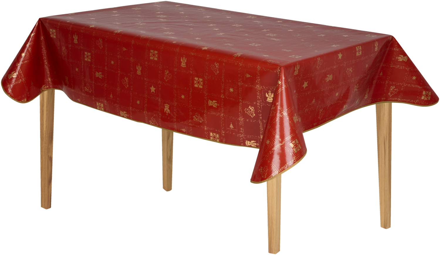 LIVARNO® Festliche Lacktischdecke (110 x 140 cm, Rot) Bild 2