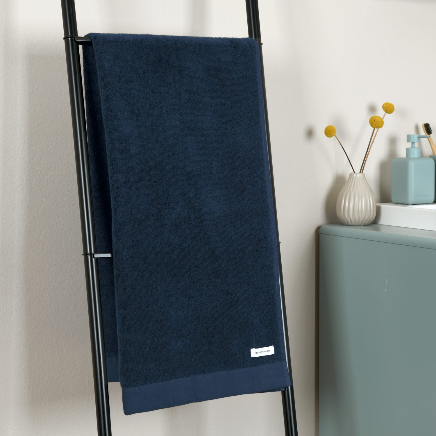TOM TAILOR Duschtuch, 70 x 140 cm (Blau)