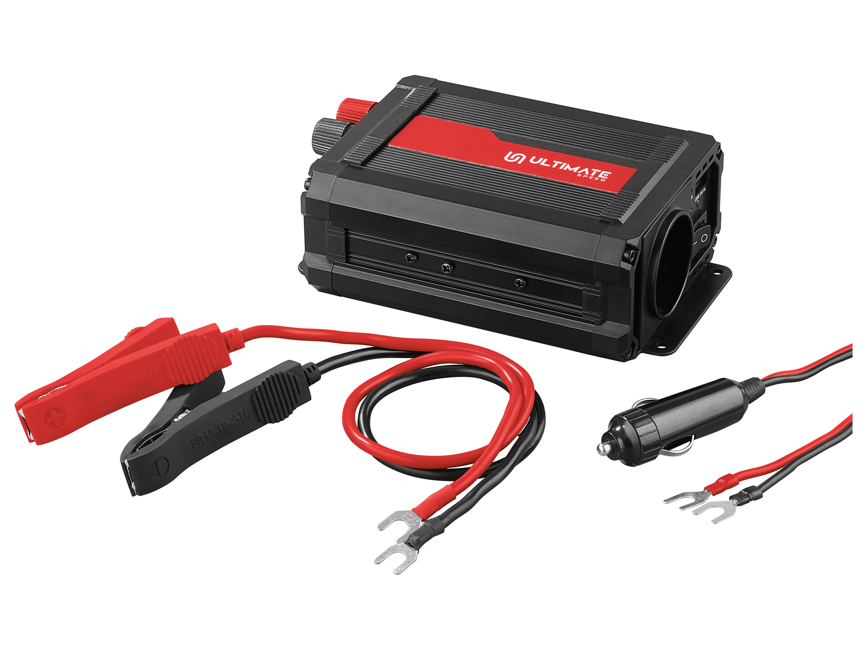 ULTIMATE SPEED® Spannungswandler »USSW 300 C3«, mit Ein-Aus-Schalter und Kontroll-LEDs Bild 2