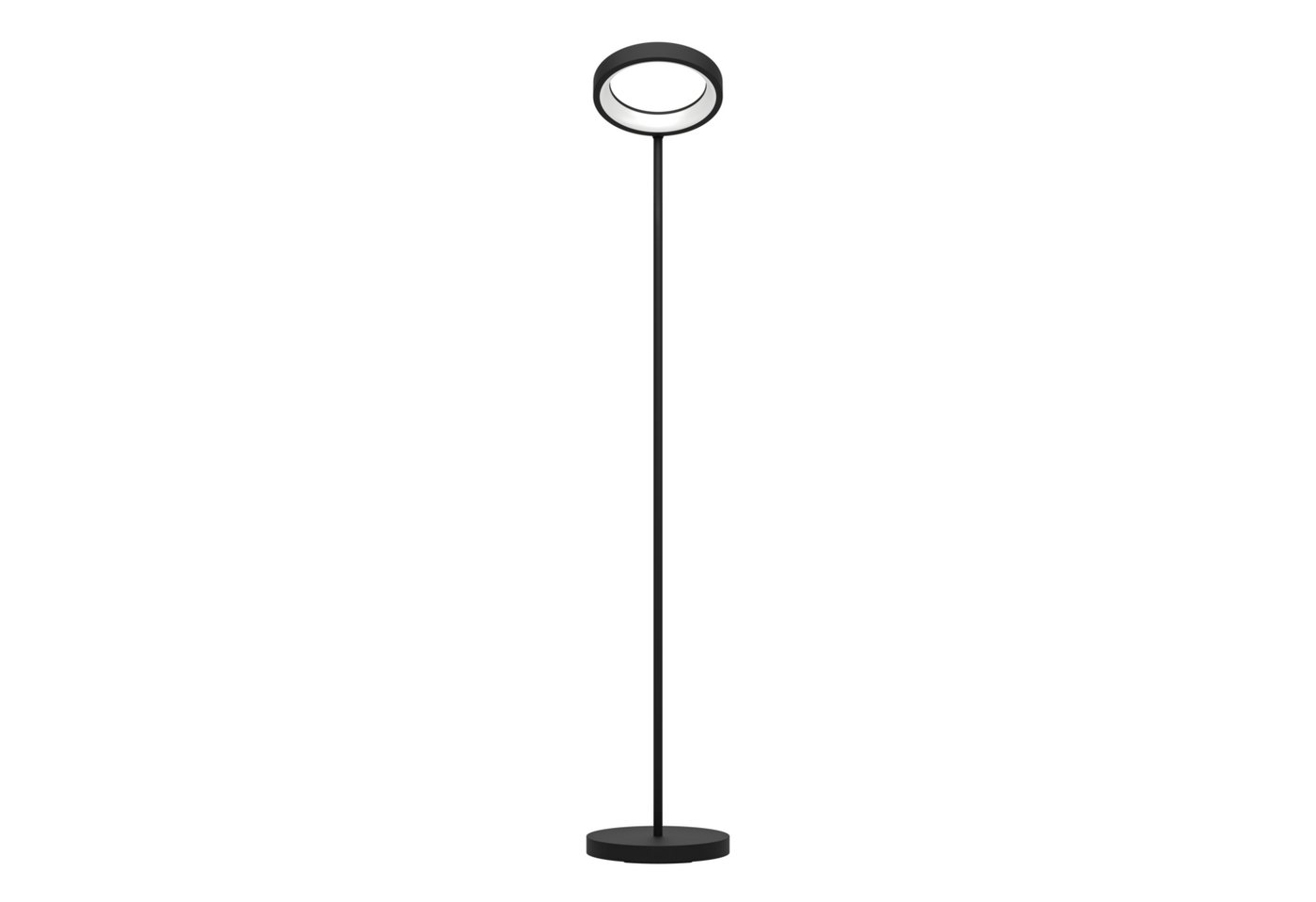 EGLO LED Stehlampe MARGHERA-C, CCT - über Fernbedienung, LED wechselbar, Farbwechsler, Stehleuchte, Stahl, Schwarz, Weiß, Farbtemperaturwechsel, RGB, dimmbar