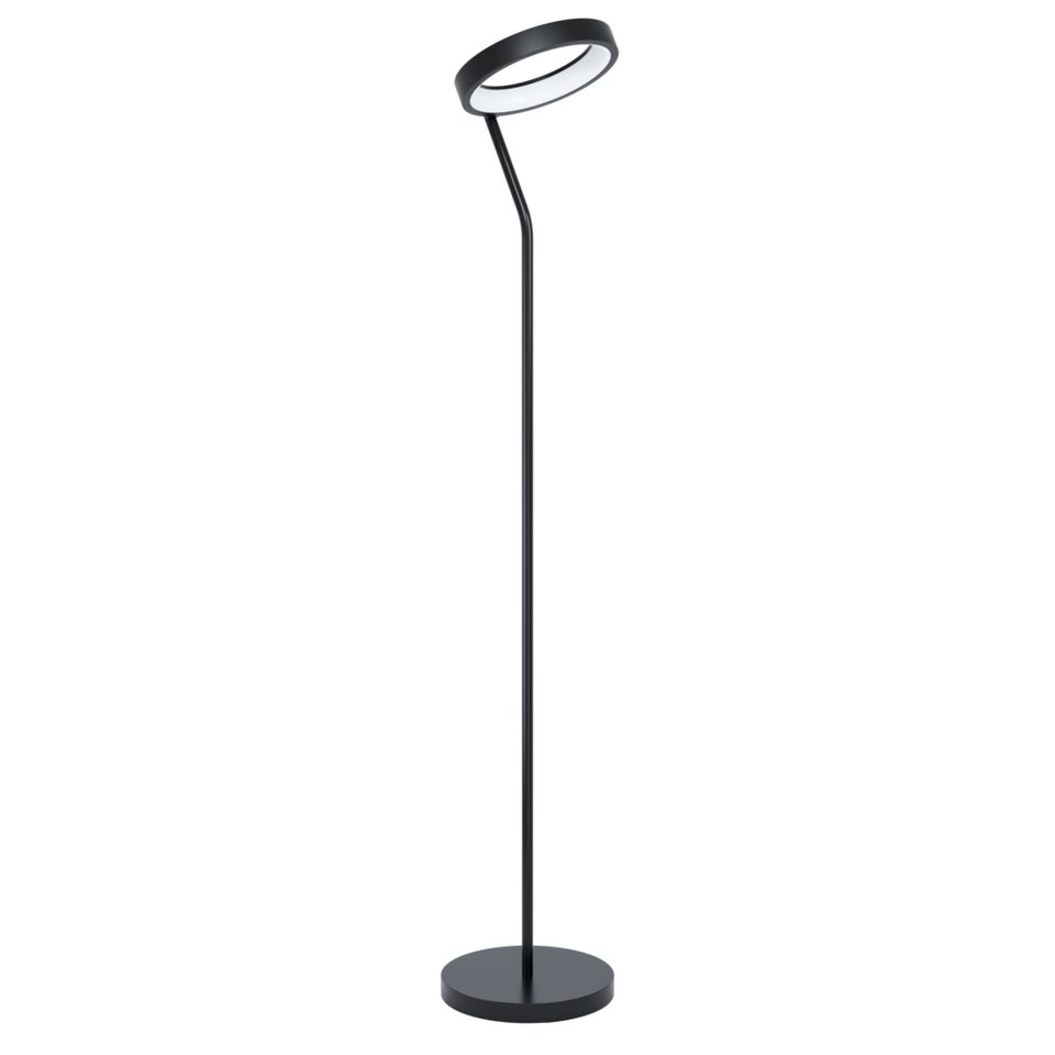 EGLO LED Stehlampe MARGHERA-C, CCT - über Fernbedienung, LED wechselbar, Farbwechsler, Stehleuchte, Stahl, Schwarz, Weiß, Farbtemperaturwechsel, RGB, dimmbar Bild 3