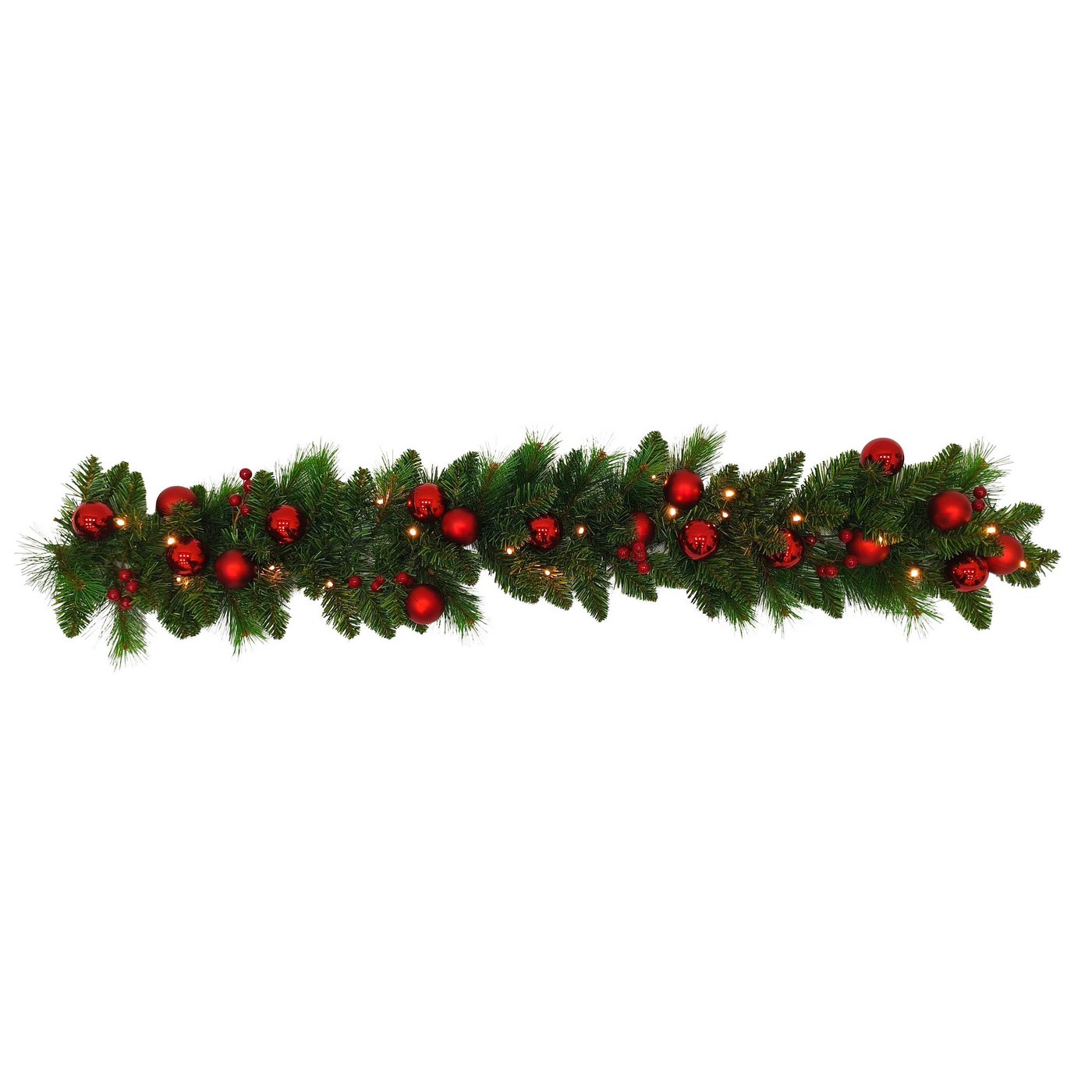 näve LED-Girlande Noel, Batteriefach mit Ein- / Ausschalter, inkl. Timer (6on/18off)