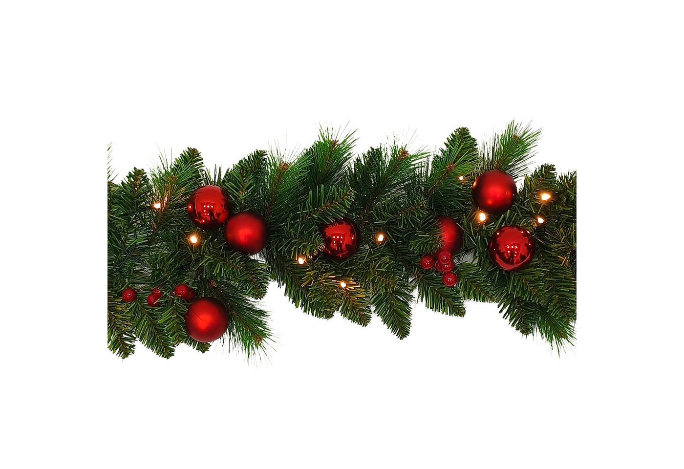 näve LED-Girlande Noel, Batteriefach mit Ein- / Ausschalter, inkl. Timer (6on/18off) Bild 4