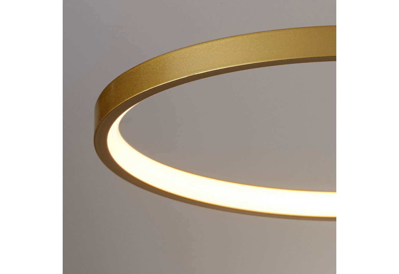 Searchlight Deckenleuchte Cirque LED 4Lt Deckenleuchte, goldenes Metall, LED fest integriert