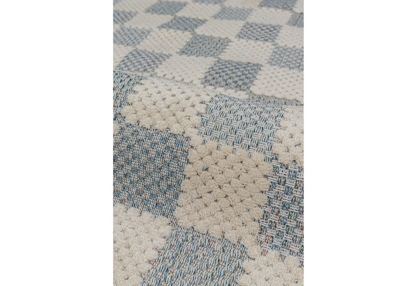 FLAIR RUGS Designteppich MUTED CHECKERBOARD, rechteckig, Höhe: 4 mm, Waschbarer Teppich, Modernes Schachbrettmuster Bild 5