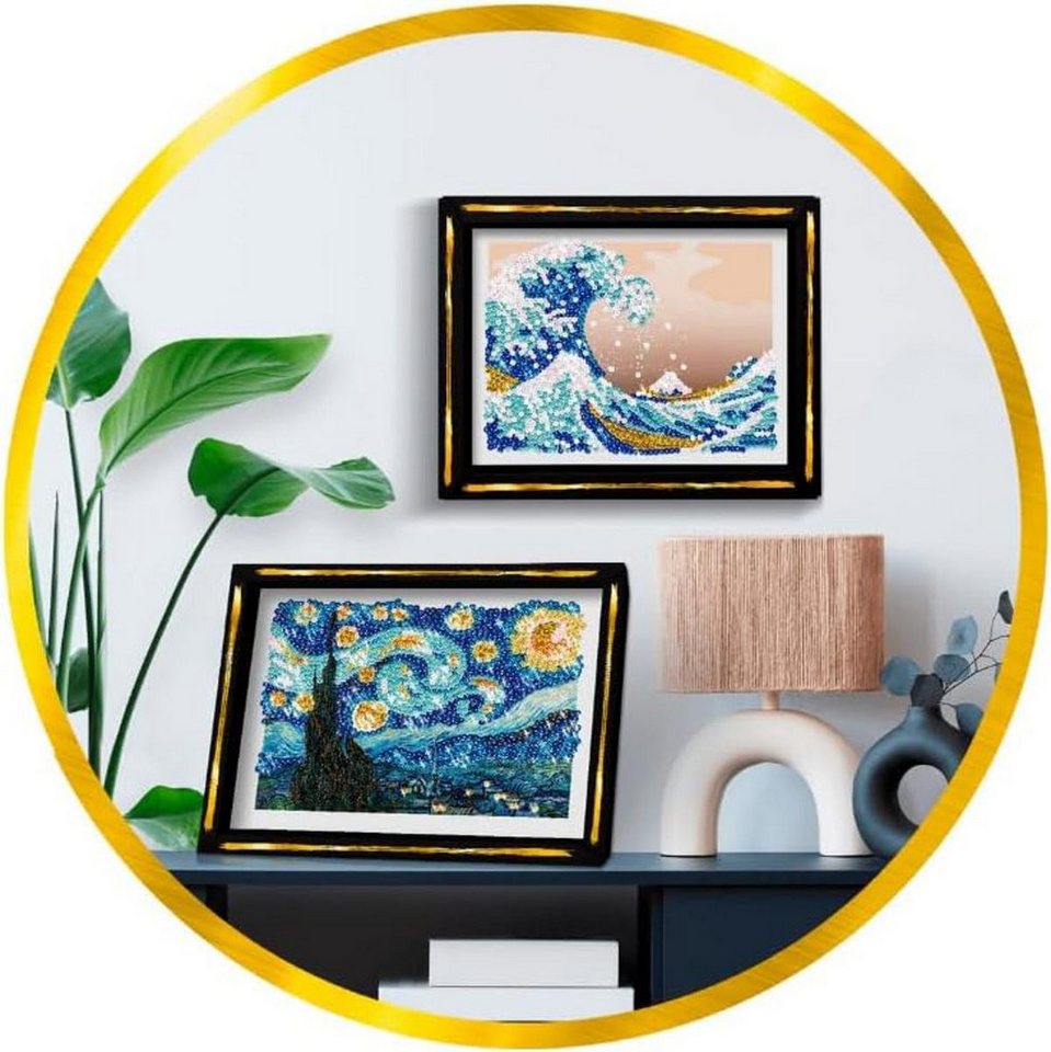 Lansay Kreativset Lansay COLLECTION SEQUINS Die Sternennacht Van Gogh Kreativ 14+