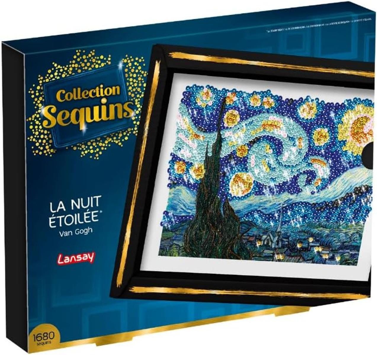 Lansay Kreativset Lansay COLLECTION SEQUINS Die Sternennacht Van Gogh Kreativ 14+ Bild 2