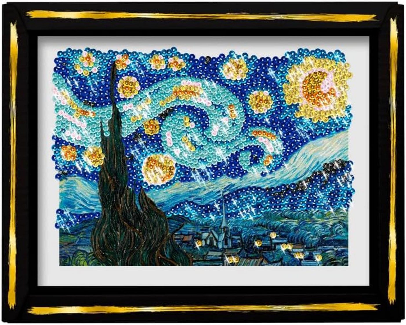 Lansay Kreativset Lansay COLLECTION SEQUINS Die Sternennacht Van Gogh Kreativ 14+ Bild 3