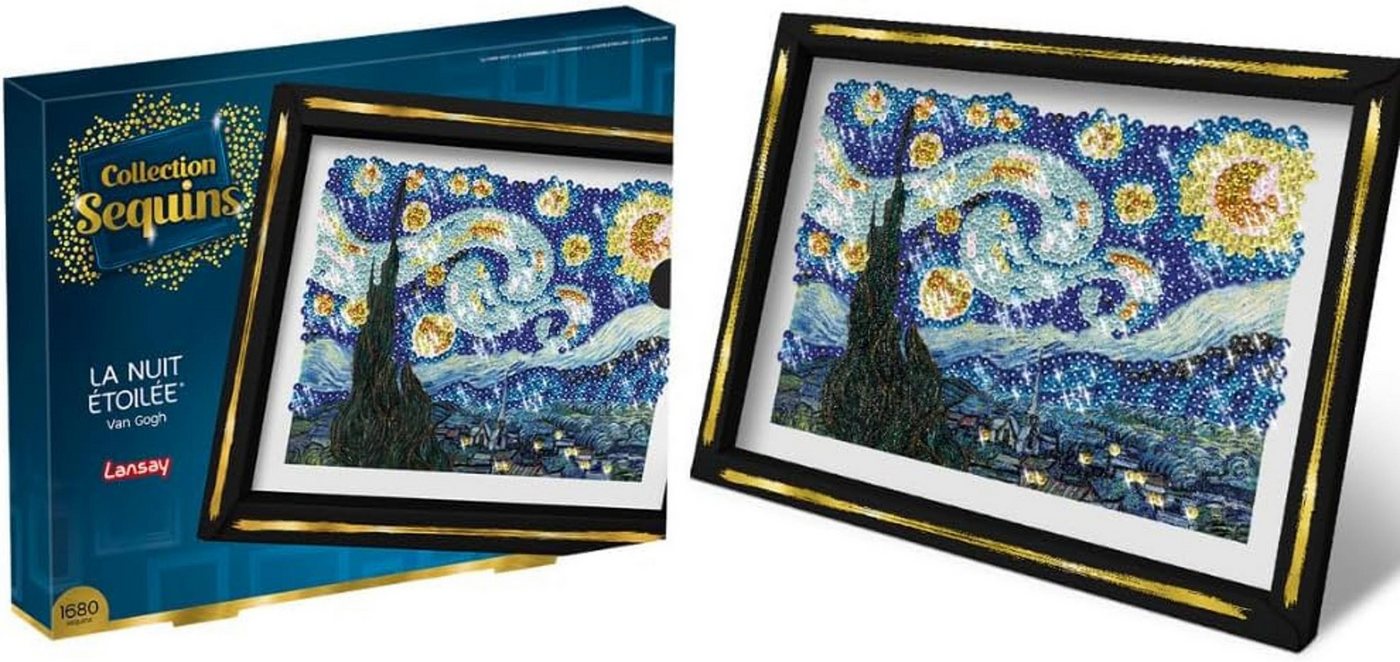 Lansay Kreativset Lansay COLLECTION SEQUINS Die Sternennacht Van Gogh Kreativ 14+ Bild 4