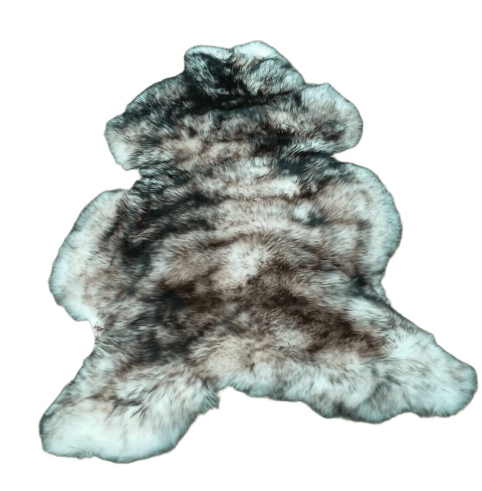 Provellus Fellteppich Öko Schaffell XXXL – Dunkel geflammt Naturfell ca. 140×85 cm Bild 2