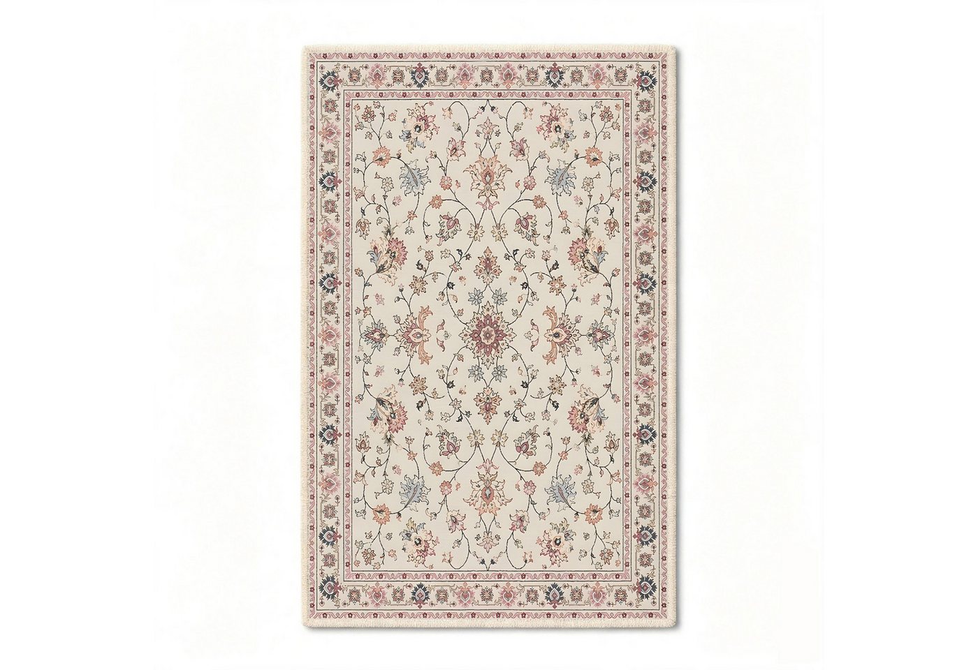 Jumpeak Teppich Teppiche, orientalische Motive, Kunstdekoration, waschbar, Geschenke, Rechteck, Höhe: 5 mm, Rectangular, 5mm dick, faux cashmere, indoor rug, machine-washable rug Bild 2