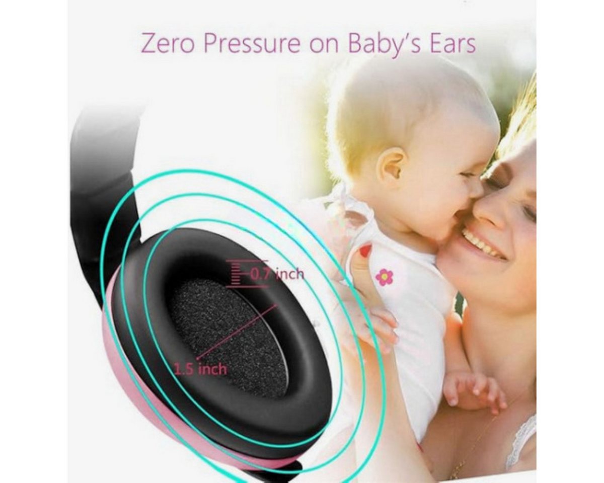 R2 Invest Kapselgehörschutz Kinder Gehörschutz Grün – Lärmschutz Kopfhörer für Babys & Kleinkinder, (1 St)
