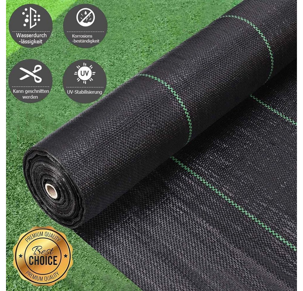 Dripex Unkrautvlies Unkrautvlies Gartenvlies Unkrautfolie Wasserdurchlässig, 70g/m² - 3mx10m=30m² Rolle Bild 4