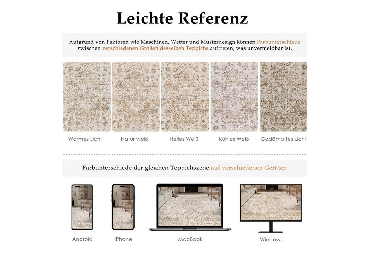 LuxusKollektion Läufer Läufer 60x240cm Beige Vintage Waschbar, rechteckig, Höhe: 5 mm