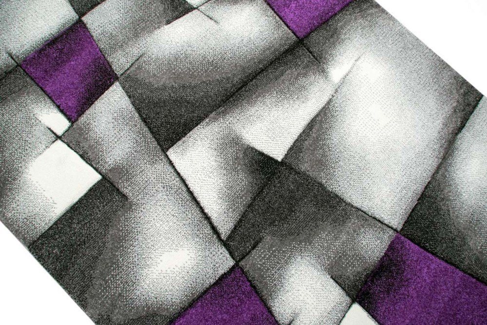 Carpetia Teppich Moderner Teppich Kurzflor Wohnzimmerteppich Konturenschnitt, rechteckig, Höhe: 13 mm Bild 5