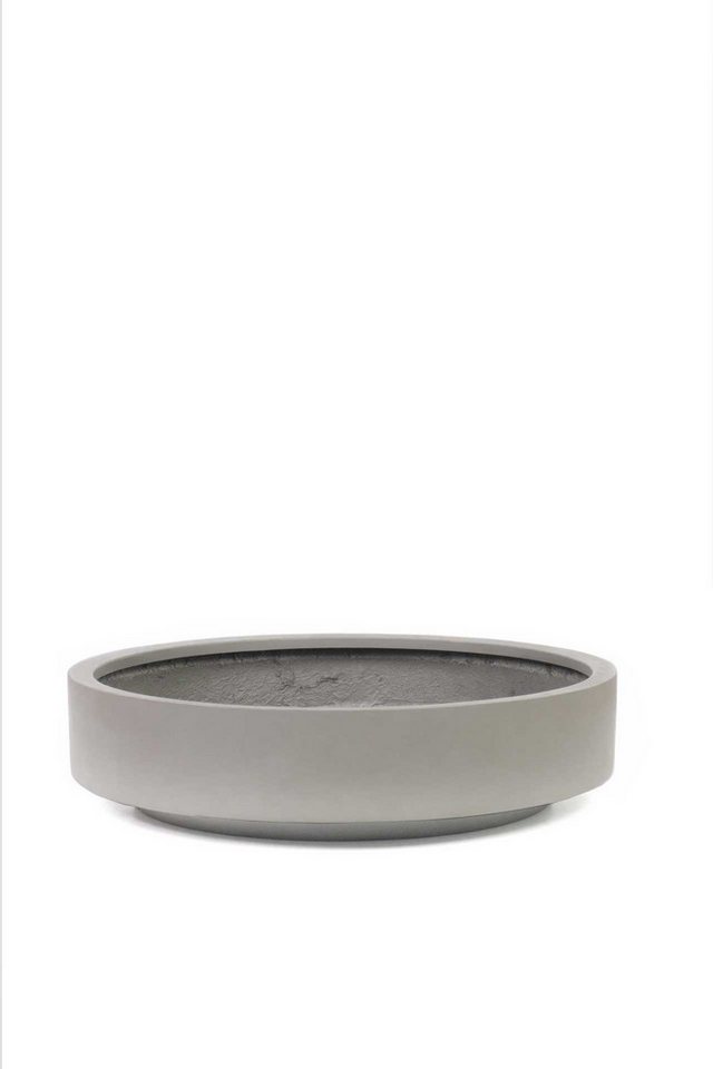 VIVANNO Pflanzschale Fiberglas ESCADA LOW Schale - Betongrau Beton-Design (1 St), 55x13 cm Bild 2