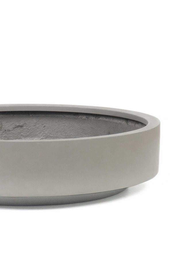 VIVANNO Pflanzschale Fiberglas ESCADA LOW Schale - Betongrau Beton-Design (1 St), 55x13 cm Bild 4