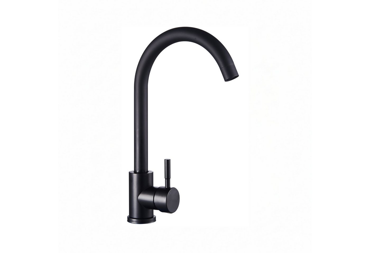 Faizee Home Küchenspüle Faizee Home Granitspüle 75x44 cm inkl. Armatur & Siphon