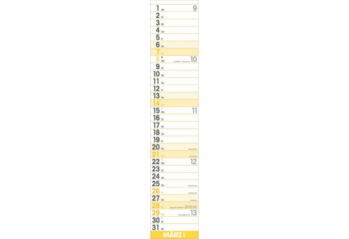 Korsch Verlag Wandkalender Supertimer 2027 Bild 5