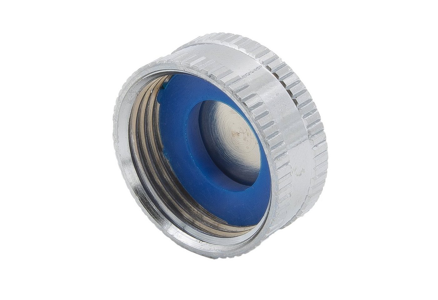 SpiceFlow Anschlussstück SpiceFlow Endkappe gerändelt 3/4" IG Chrom/Messing, Endkappe gerändelt 3/4" IG Chrom/Messing Bild 4