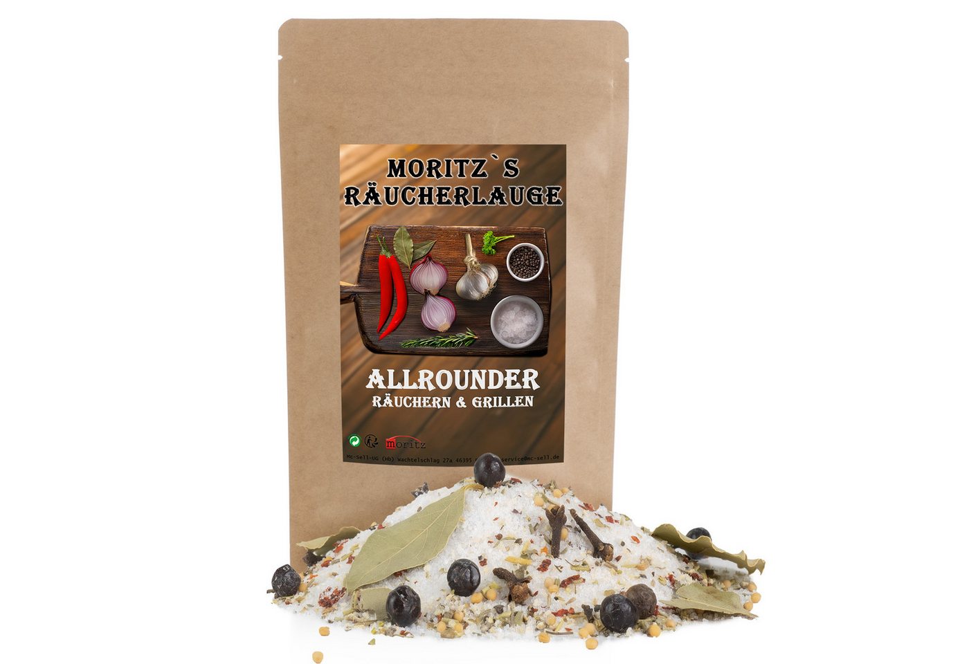 Moritz Räucherbox Räucherlauge Allrounder 600g Räucherlake Salzmischung Nitrit Salz NPS Salz zum Pökeln Bild 2