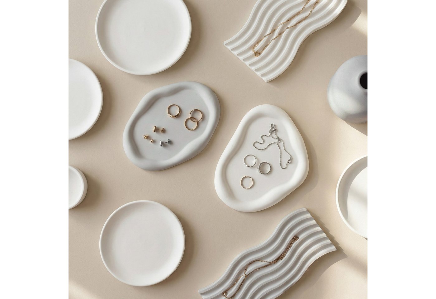 Creative Deco Modelliermasse Gießpulver weiß Keramik Gießmasse