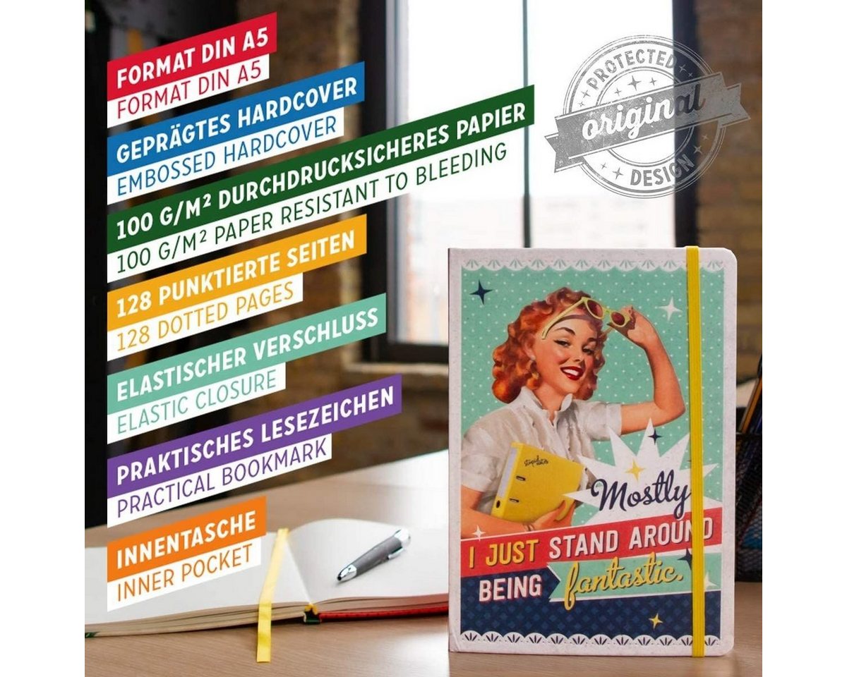 Nostalgic-Art Notizbuch DIN A5 Notizbuch - Stand Around