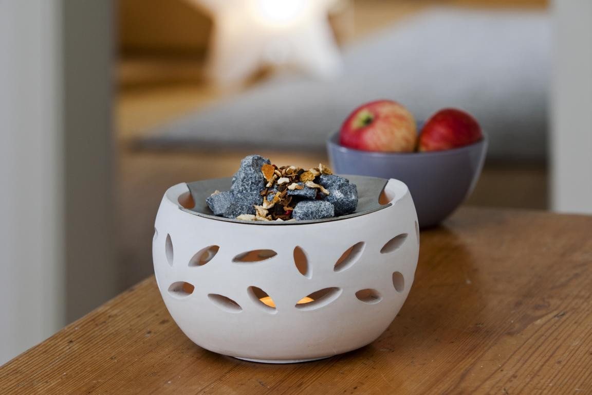 matrasa Duftlampe Vitalofen Luna - Zimmersauna Stövchen Aromalampe, Inkl. Duftmischung "feelgood