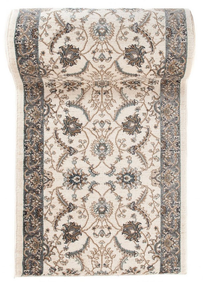 Mazovia Läufer Klassisch Bordüre Beige Creme Flur, Schlafzimmer, Diele, Fußbodenheizung Bild 3