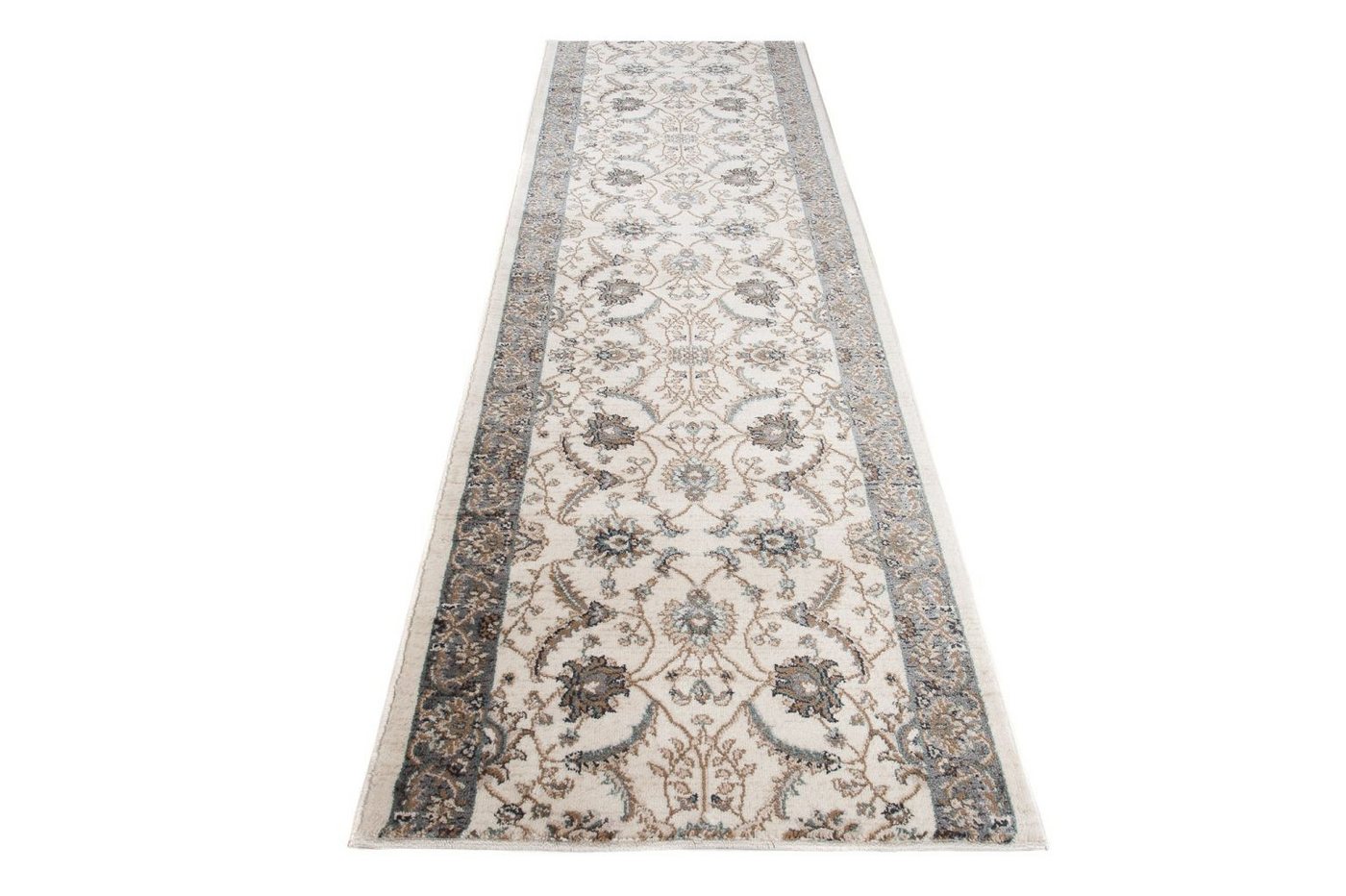 Mazovia Läufer Klassisch Bordüre Beige Creme Flur, Schlafzimmer, Diele, Fußbodenheizung Bild 4