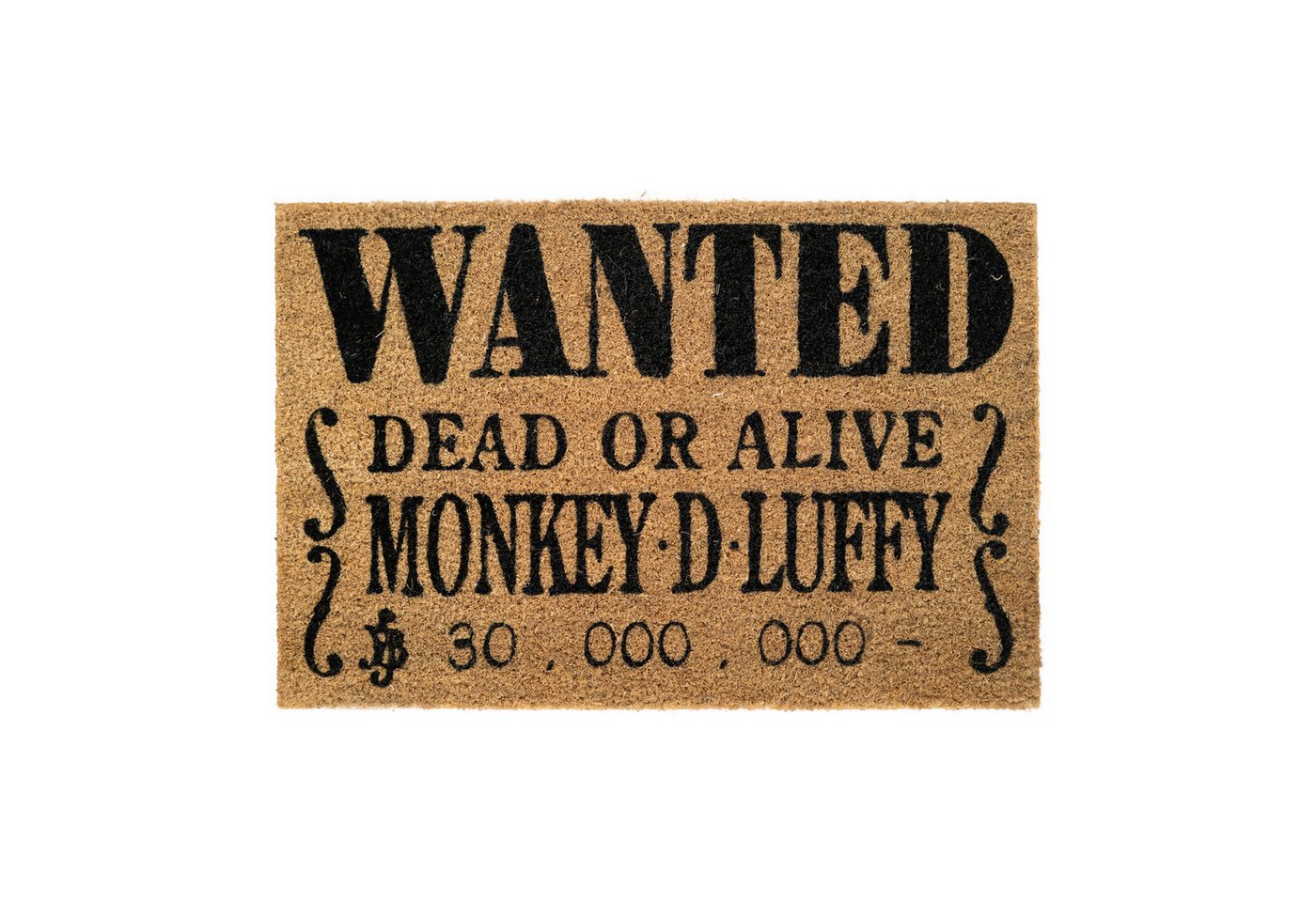 Fußmatte One Piece - Wanted - Kokos Fußmatte - 60 x 40 cm