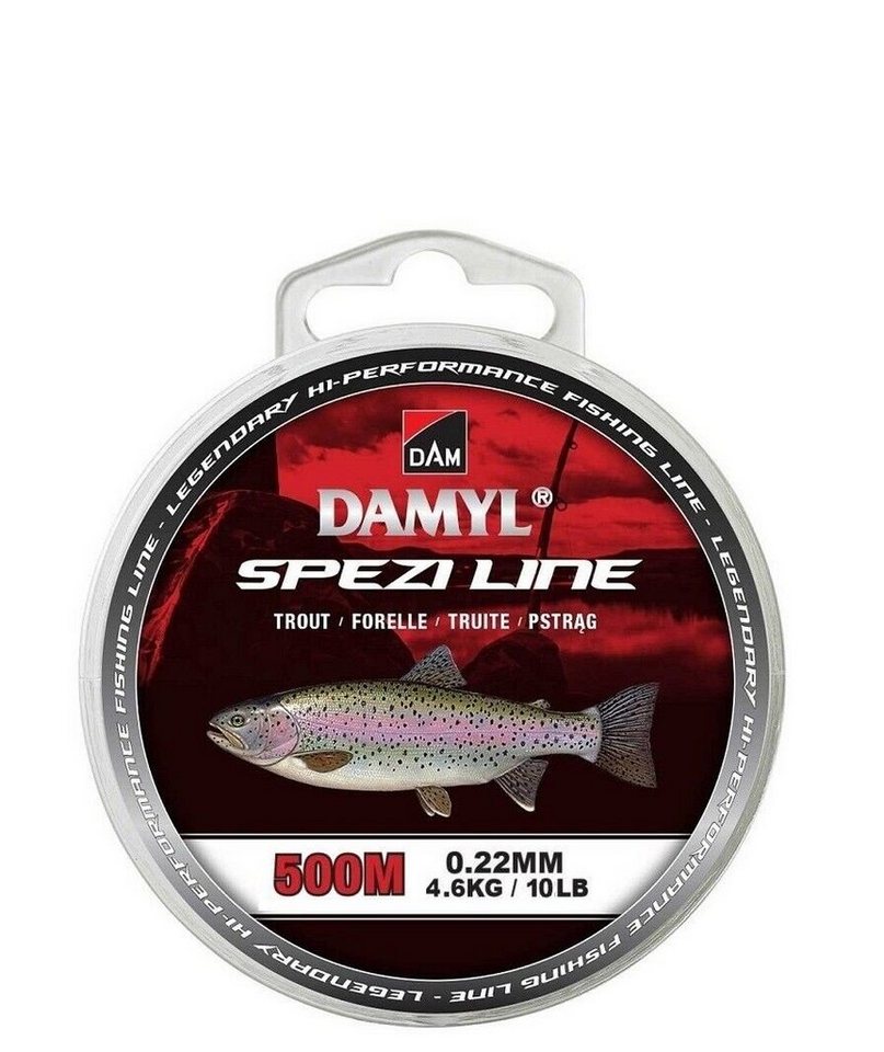 DAM Fishing Angelschnur Monofile Angelschnur Forelle - Damyl Spezi Line 500m Lifter Lure Bild 2