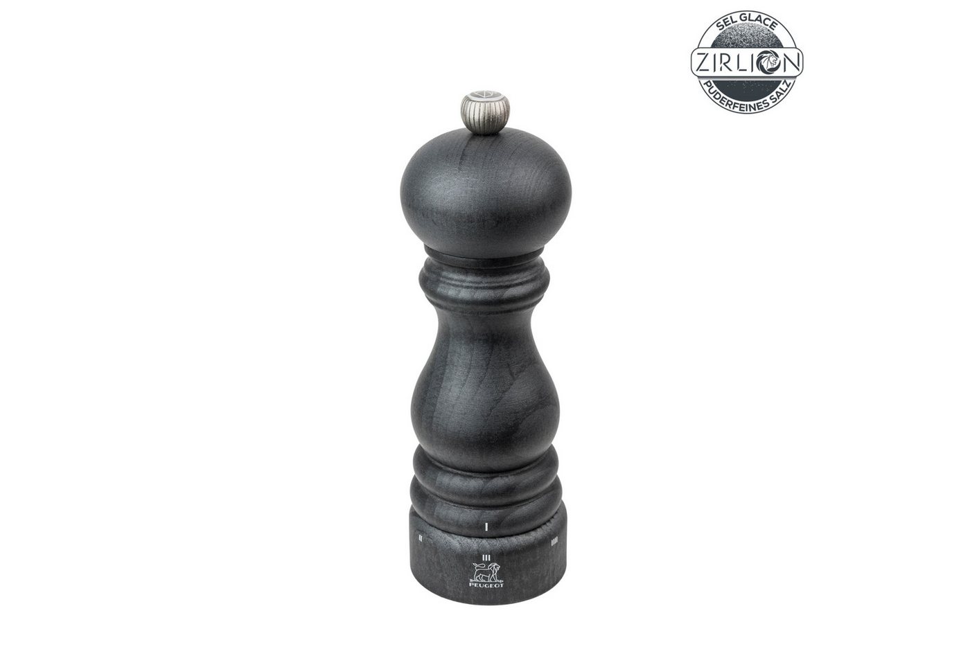 PEUGEOT Salzmühle PARIS 18cm Graphit Buchenholz uSelect Zirkonia-Mahlwerk Manuell