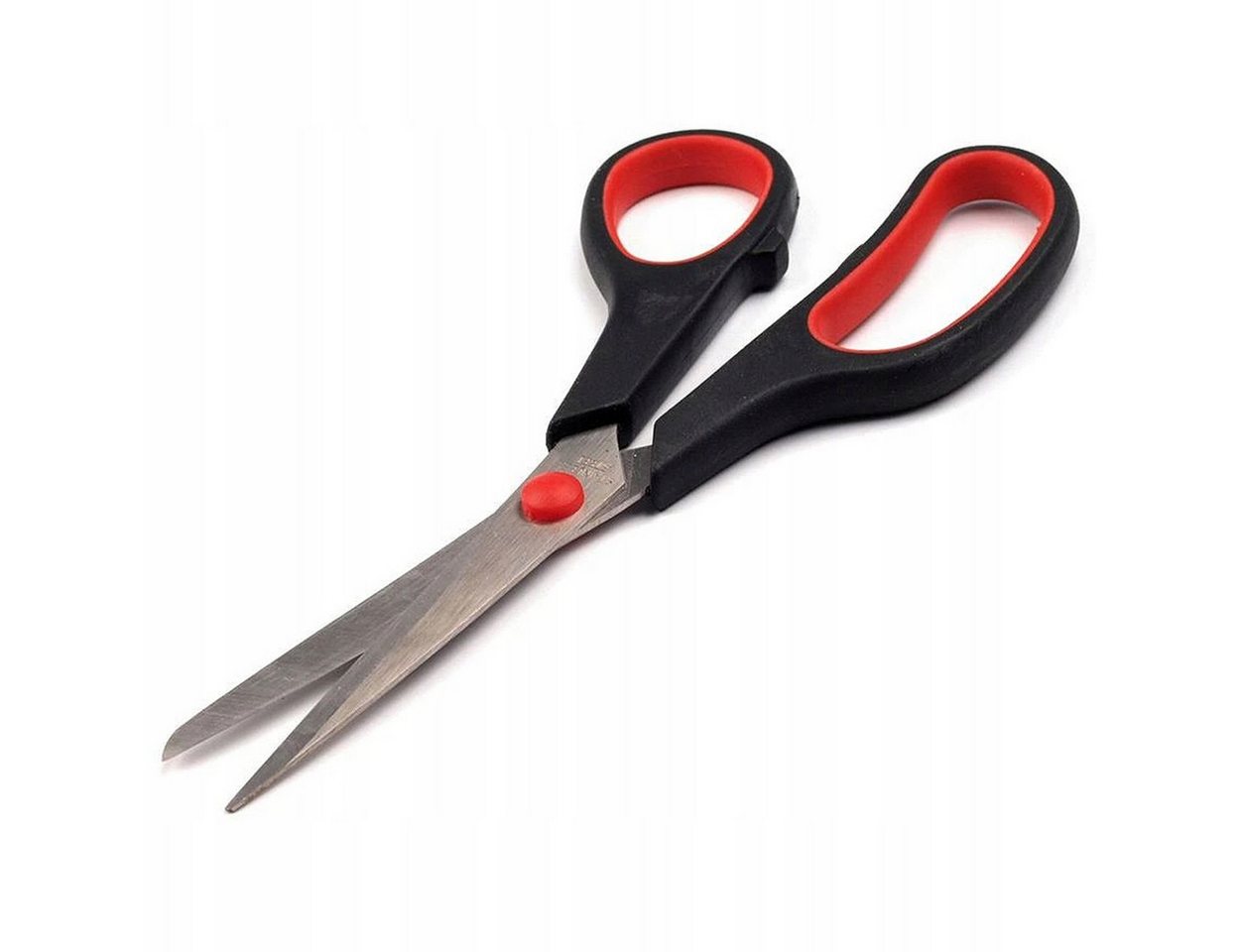 Hard-er Universalschere 19 cm für Büro, Haushalt, Nähen und Basteln, scharfe Klingen mit ergonomischen Griffen für präzise Schnitte Bild 3