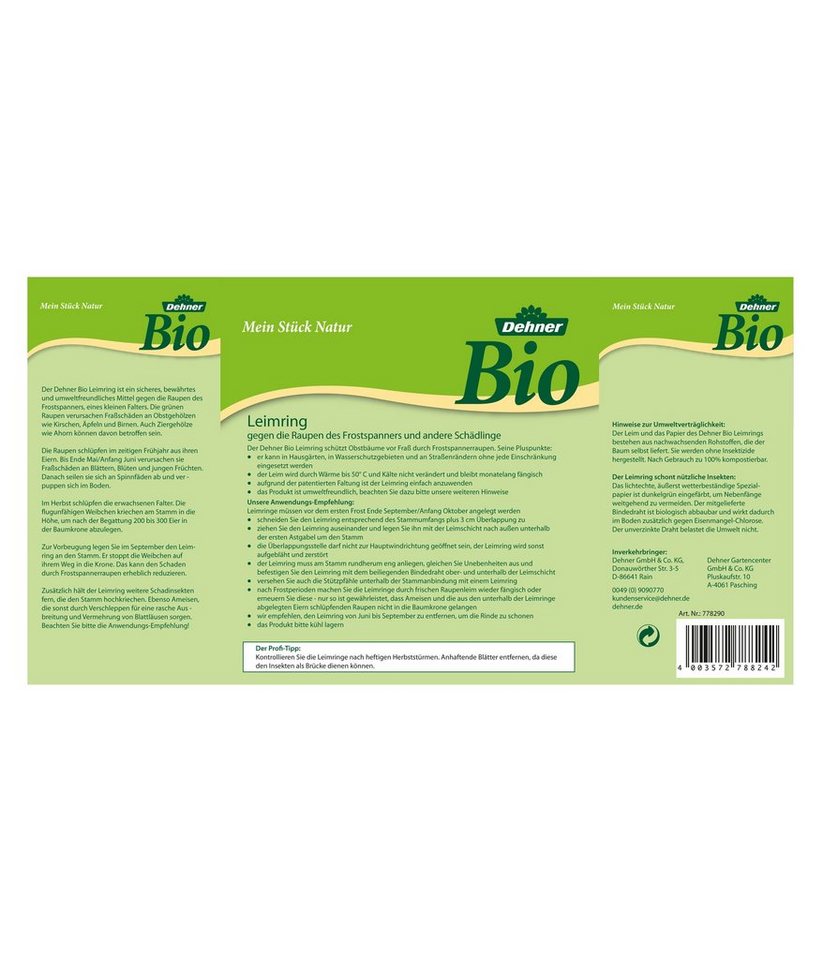 Dehner Baumanstrich Bio Leimring, Baumschutz, 250 g Bild 2