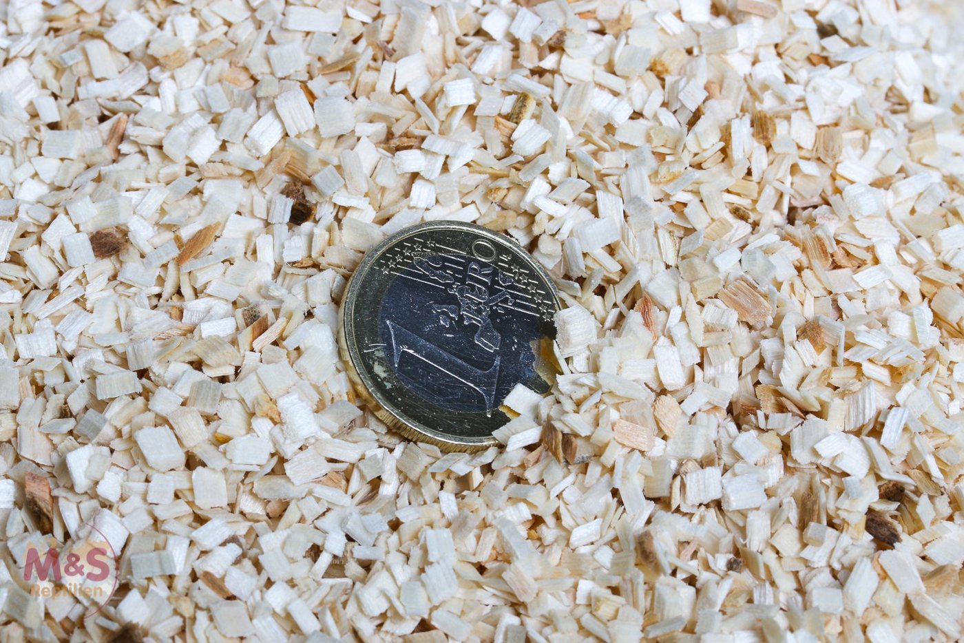 M&S Reptilien Terrarien-Substrat M&S, Aspen Einstreu Reptiles "Supersoft" - 2 x 2 mm Chips (50 Liter/10 Supersoft Bild 2