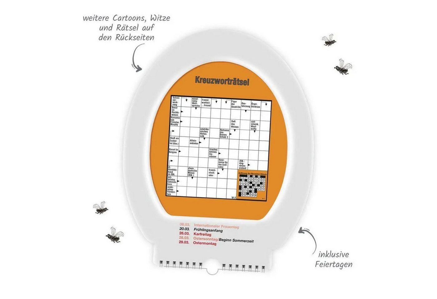 Trötsch Verlag Wandkalender TRÖTSCH - Formkalender Klokalender 2027 unterhaltsames für lange...