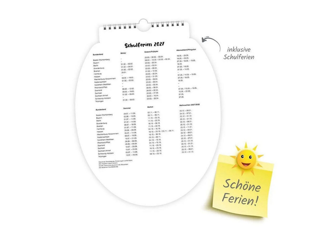 Trötsch Verlag Wandkalender TRÖTSCH - Formkalender Klokalender 2027 unterhaltsames für lange... Bild 2