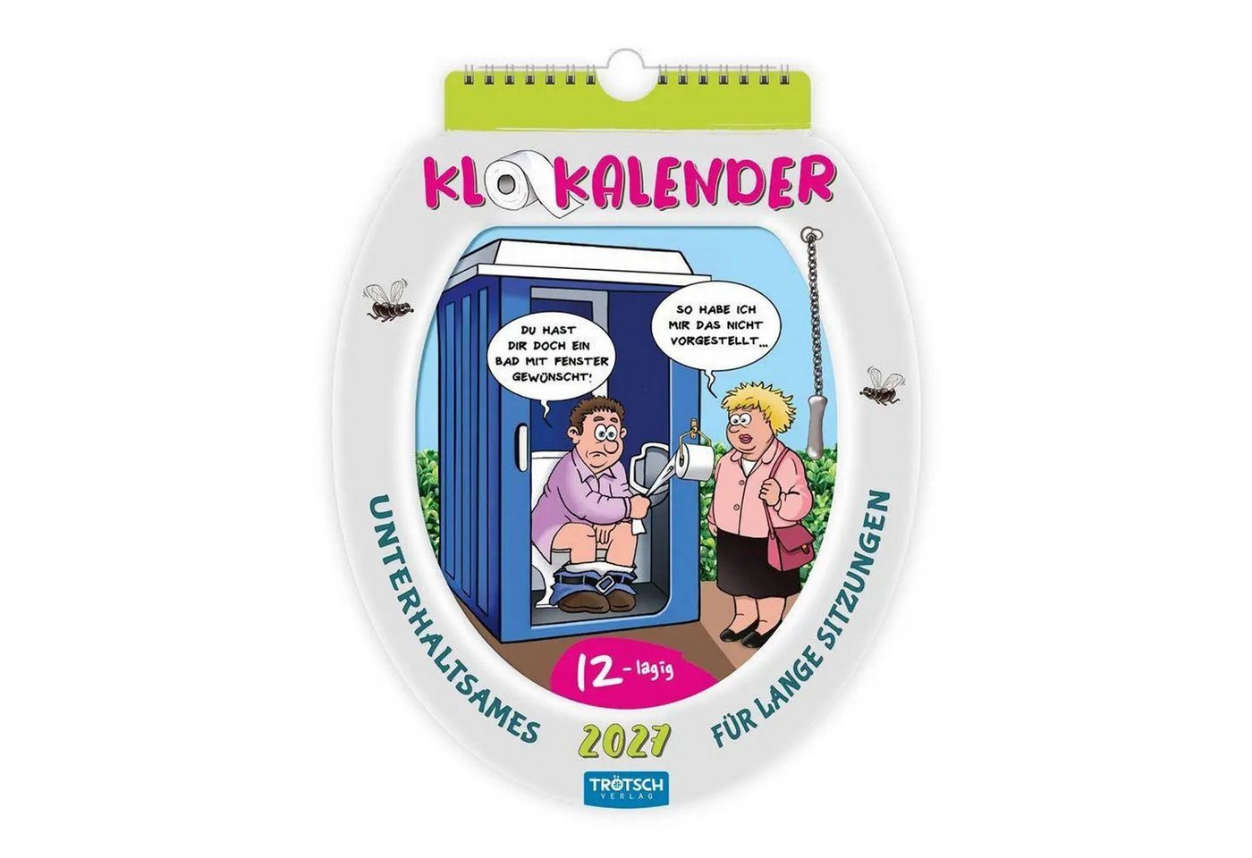 Trötsch Verlag Wandkalender TRÖTSCH - Formkalender Klokalender 2027 unterhaltsames für lange... Bild 4