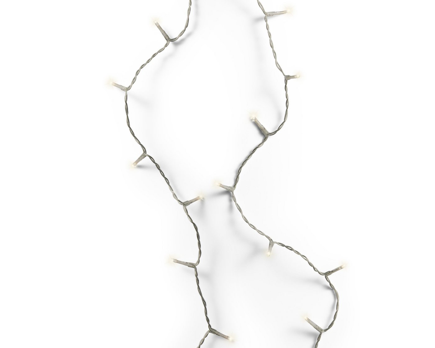 Lumineo LED-Lichterkette, LED Lichterkette 142,5cm Basic Batterie 20 LEDs Warmweiß / transparent Bild 4